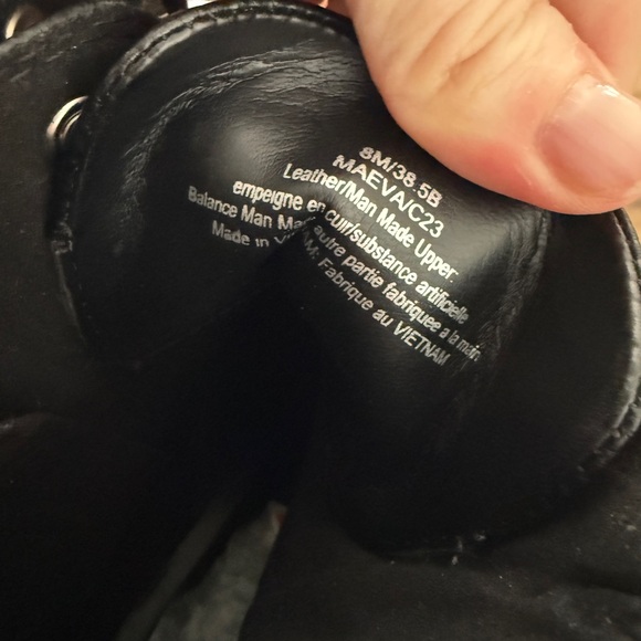 Karl Lagerfeld Maeva black on black leather boots size 8 - Picture 6 of 6